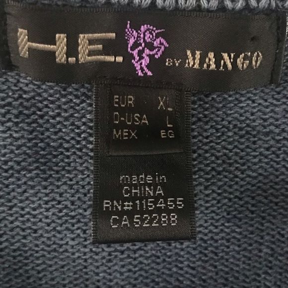 H.E. by Mango Flecked Structure Cotton Sweater - Picture 10 of 13